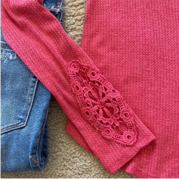 Anthropologie Eloise Waffle Knit Henley - Picture 6 of 7